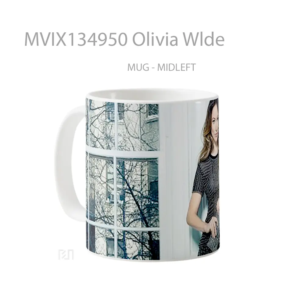 Mug Olivia Wlde Gelas Selebriti - All-side / Desain