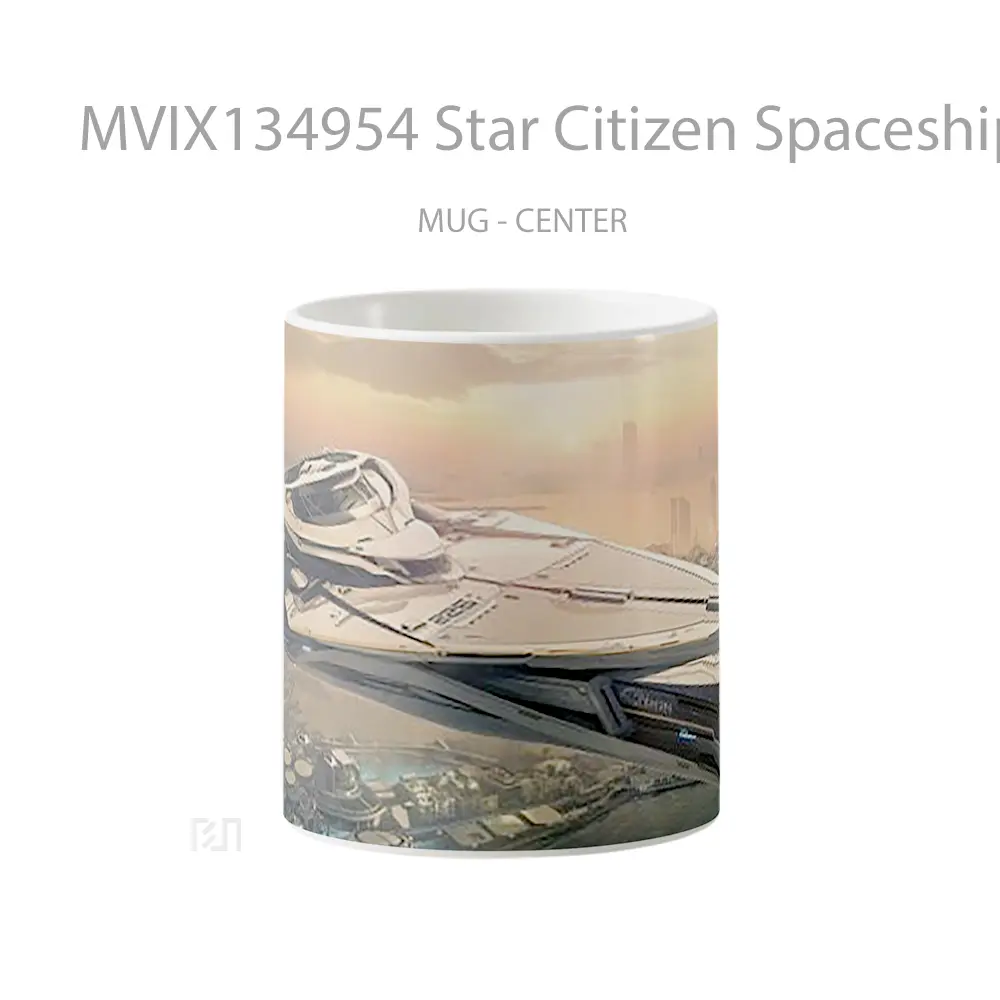 Mug Star Citizen Spaceship Gelas Astronomi