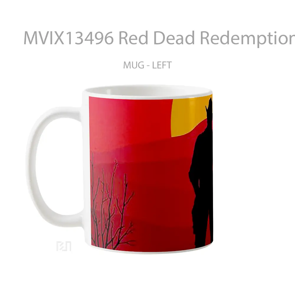 Mug Red Dead Redemption Ii Gelas Keramik Unik - All-side / Desain