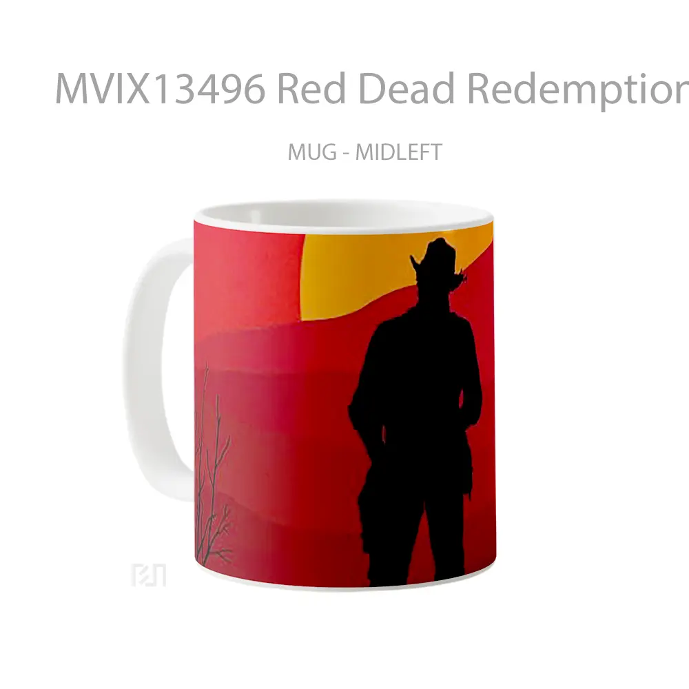 Mug Red Dead Redemption Ii Gelas Keramik Unik - All-side / Desain