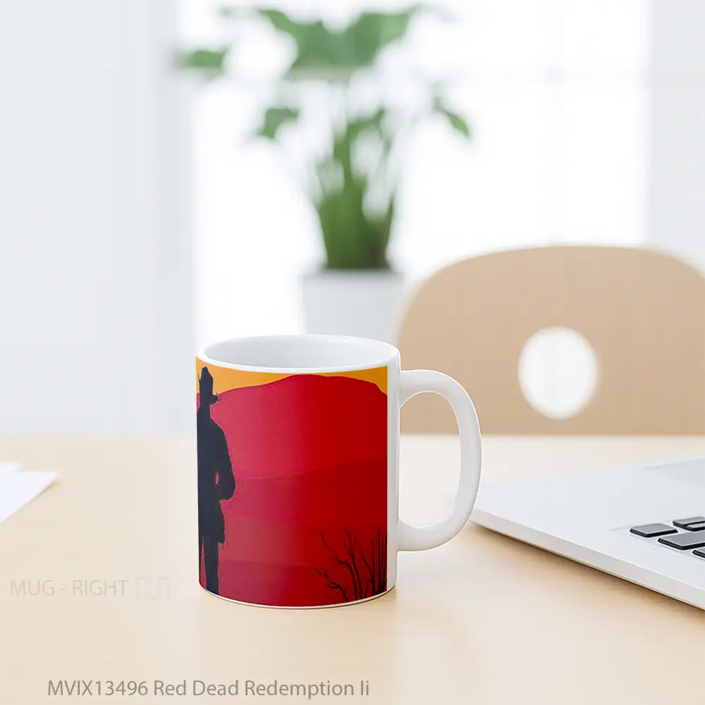 Mug Red Dead Redemption Ii Gelas Keramik Unik - All-side / Desain