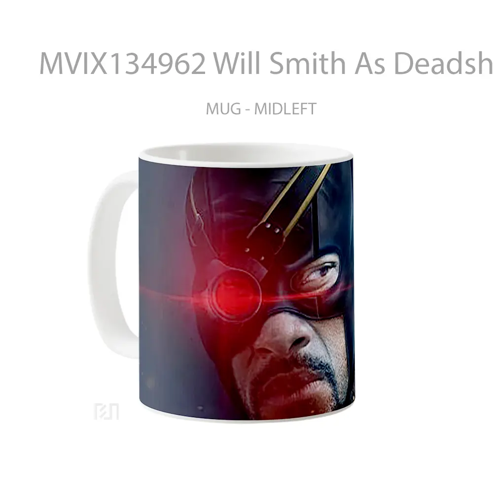 Mug Will Smith As Deadshot In Suicide Squad Gelas Keramik Unik - All-side / Desain