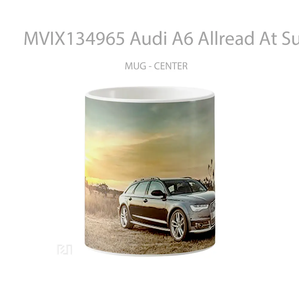 Mug Audi A6 Allread At Sunset Cangkir Mobil
