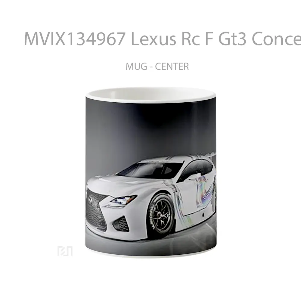 Mug Lexus Rc F Gt3 Concept White Cangkir Mobil