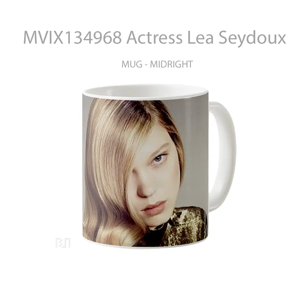 Mug Actress Lea Seydoux Gelas Keramik Unik - All-side / Desain