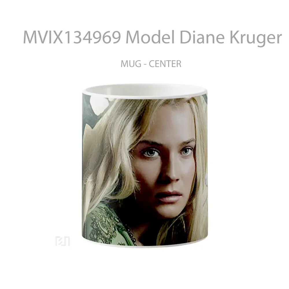 Mug Model Diane Kruger Gelas Keramik Unik