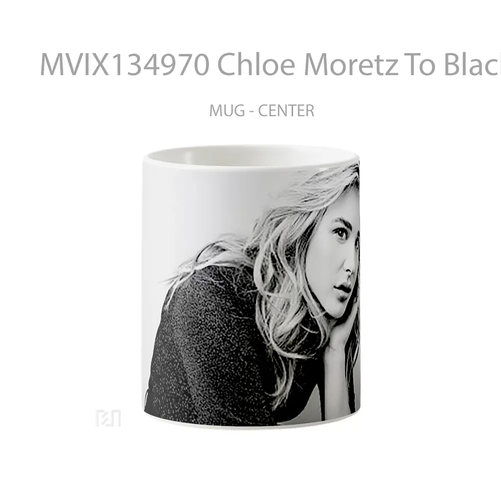 Mug Chloe Moretz To Black And White Gelas Keramik Unik