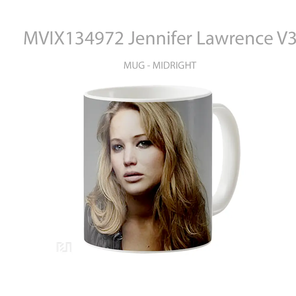 Mug Jennifer Lawrence V3 Gelas Keramik Unik - All-side / Desain
