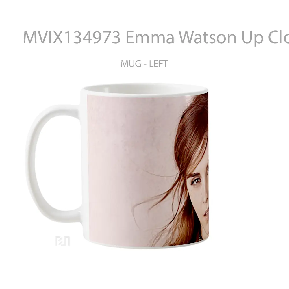 Mug Emma Watson Up Close Gelas Selebriti - All-side / Desain