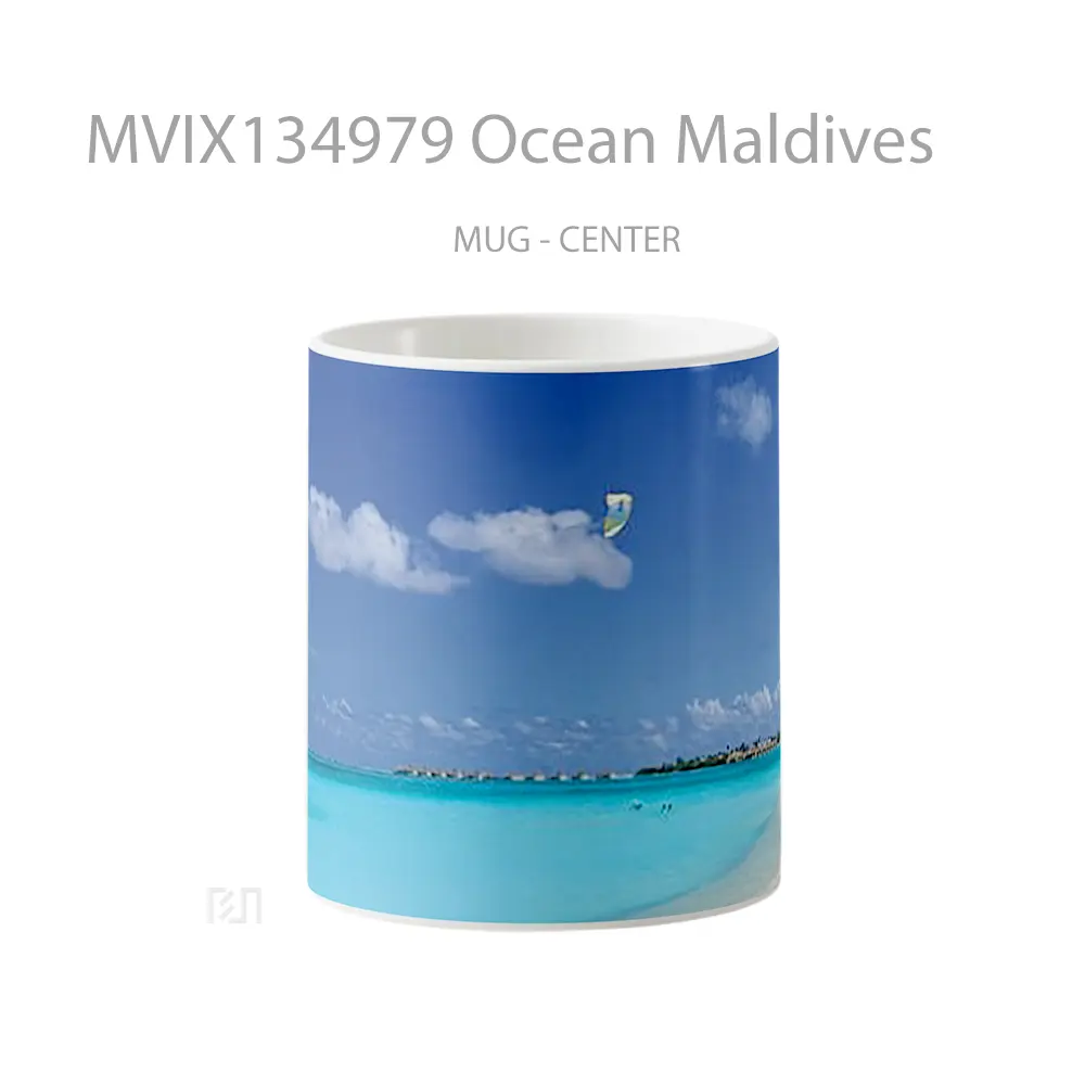 Mug Ocean Maldives Gelas Pemandangan Alam