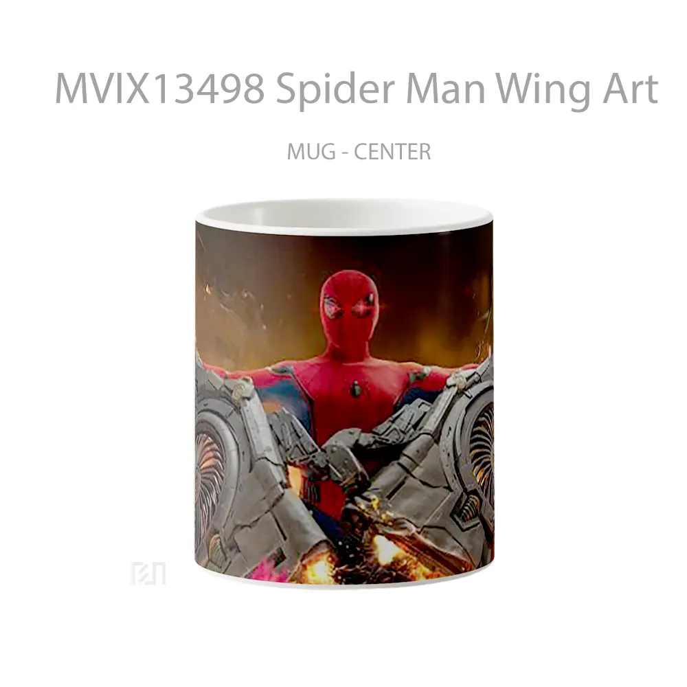 Mug Spider Man Wing Art Gelas Superhero