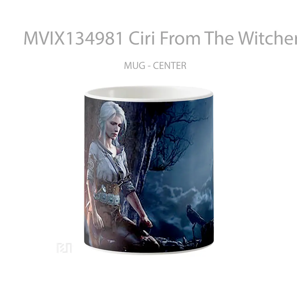 Mug Ciri From The Witcher 3 Wild Hunt Gelas Keramik Unik