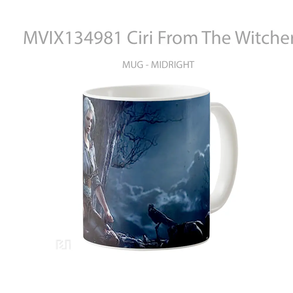 Mug Ciri From The Witcher 3 Wild Hunt Gelas Keramik Unik - All-side / Desain