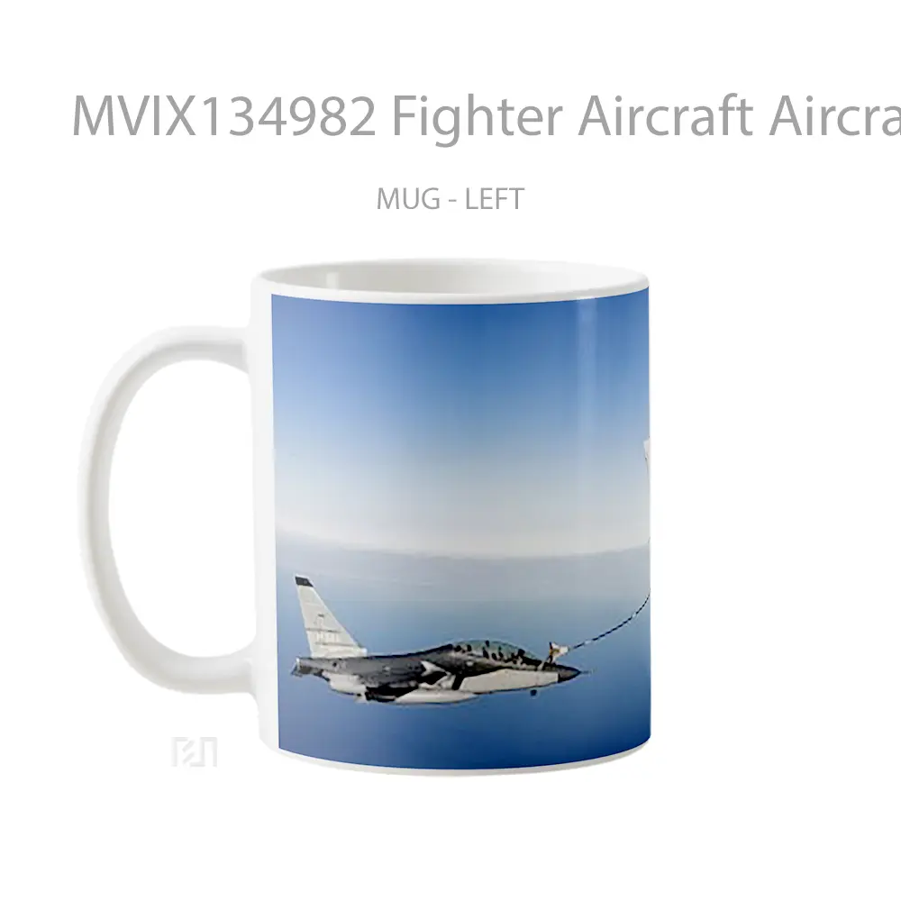 Mug Fighter Aircraft Aircraft Gelas Keramik Unik - All-side / Desain