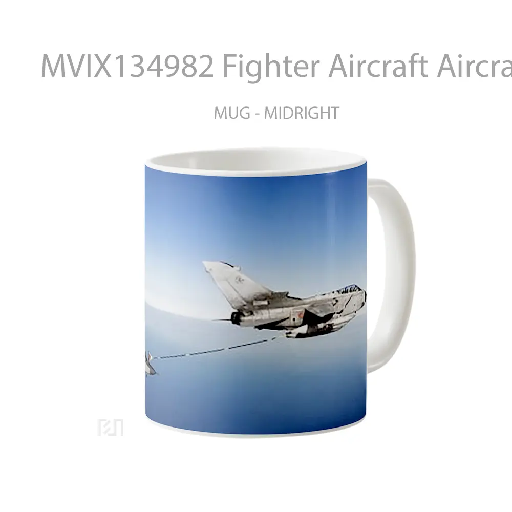 Mug Fighter Aircraft Aircraft Gelas Keramik Unik - All-side / Desain