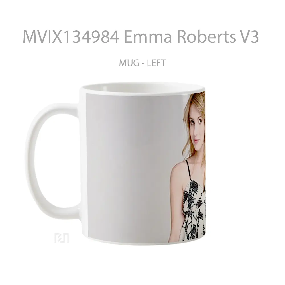 Mug Emma Roberts V3 Gelas Keramik Unik - All-side / Desain