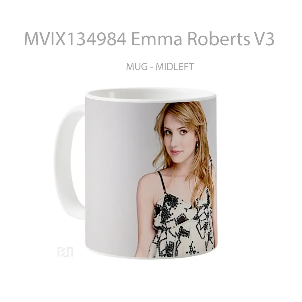 Mug Emma Roberts V3 Gelas Keramik Unik - All-side / Desain