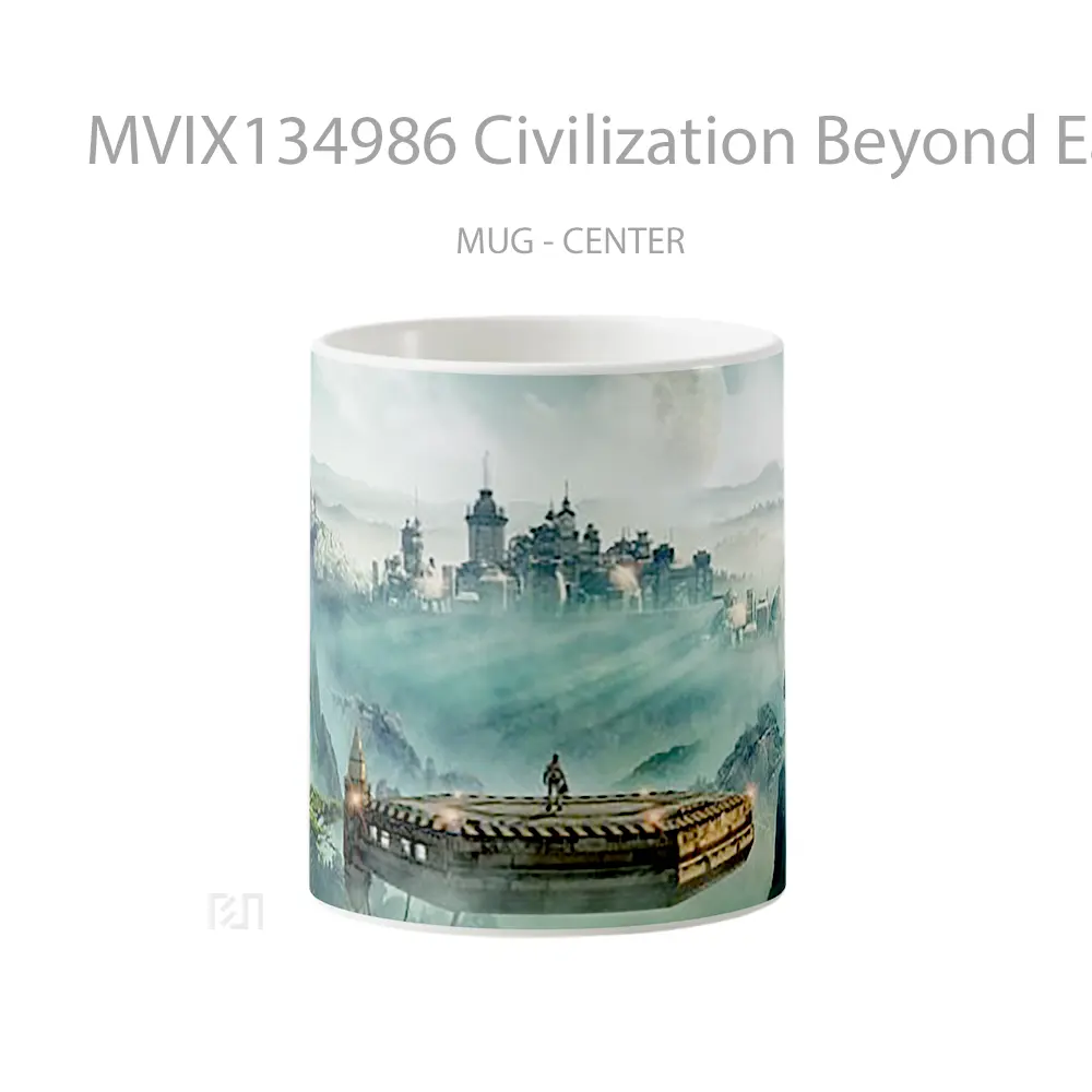 Mug Civilization Beyond Earth Game Cangkir Gamer