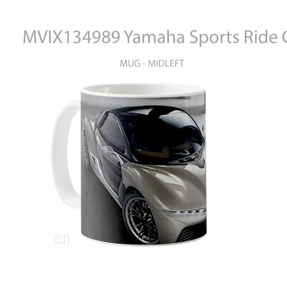 Mug Yamaha Sports Ride Concept Gelas Keramik Unik - All-side / Desain