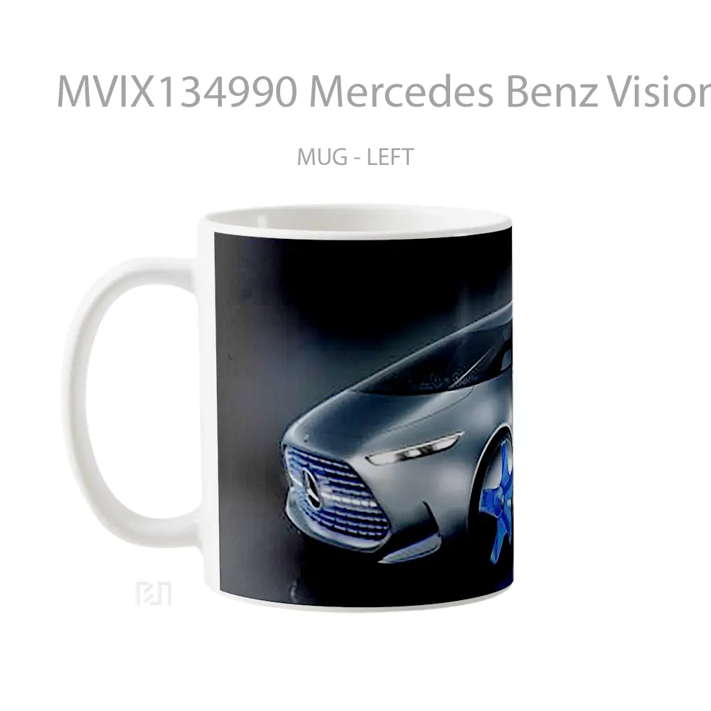 Mug Mercedes Benz Vision Tokyo Concept Gelas Superhero - All-side / Desain