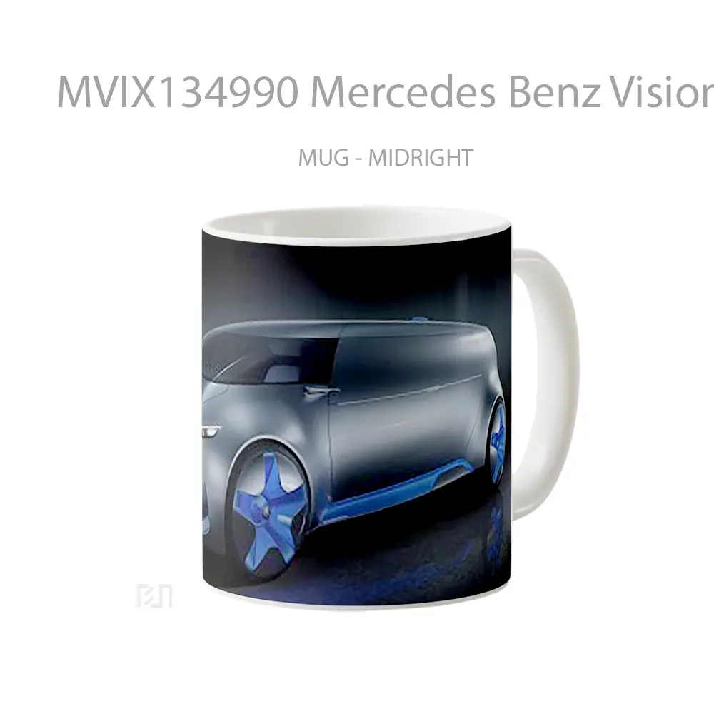Mug Mercedes Benz Vision Tokyo Concept Gelas Superhero - All-side / Desain