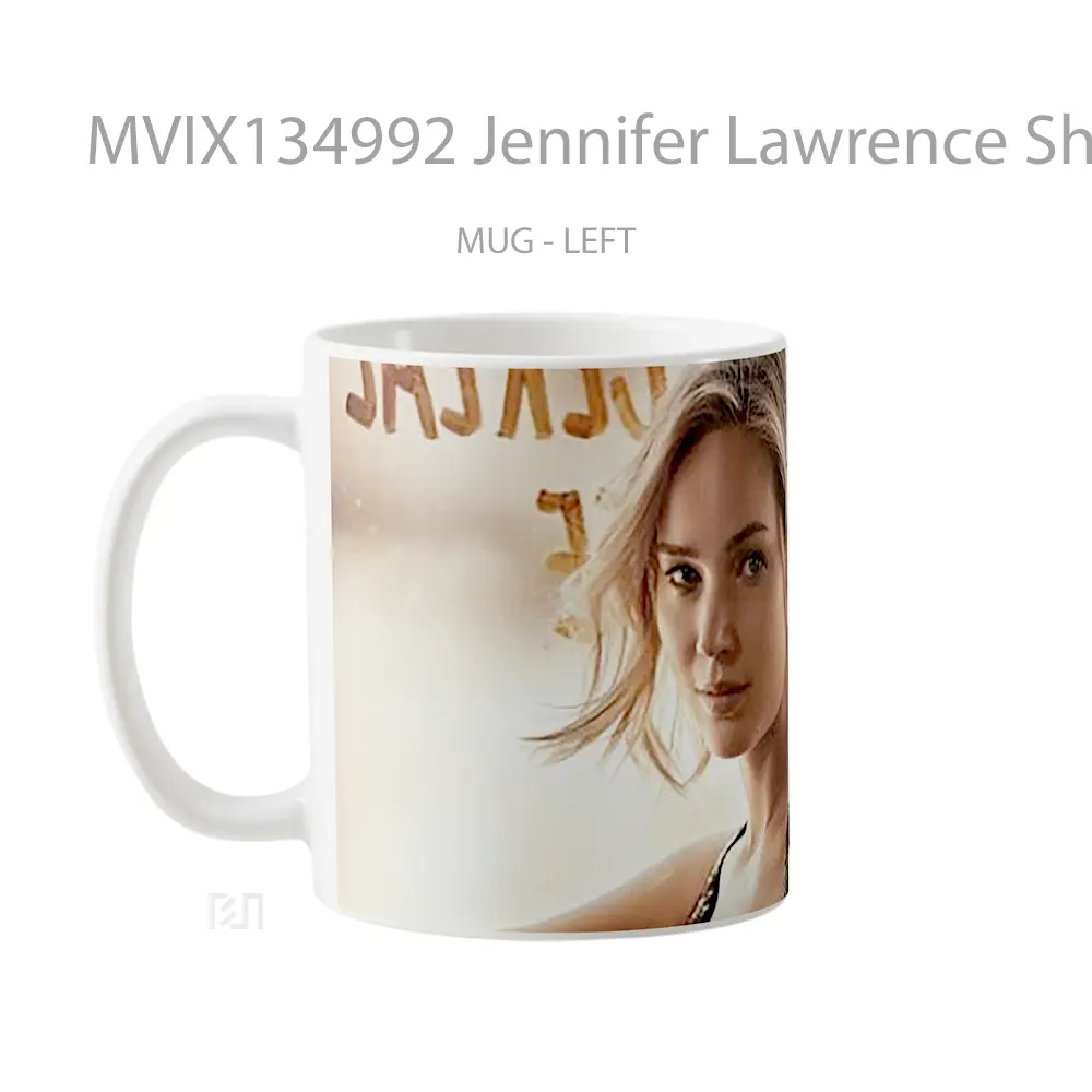 Mug Jennifer Lawrence Short Hair Gelas Keramik Unik - All-side / Desain