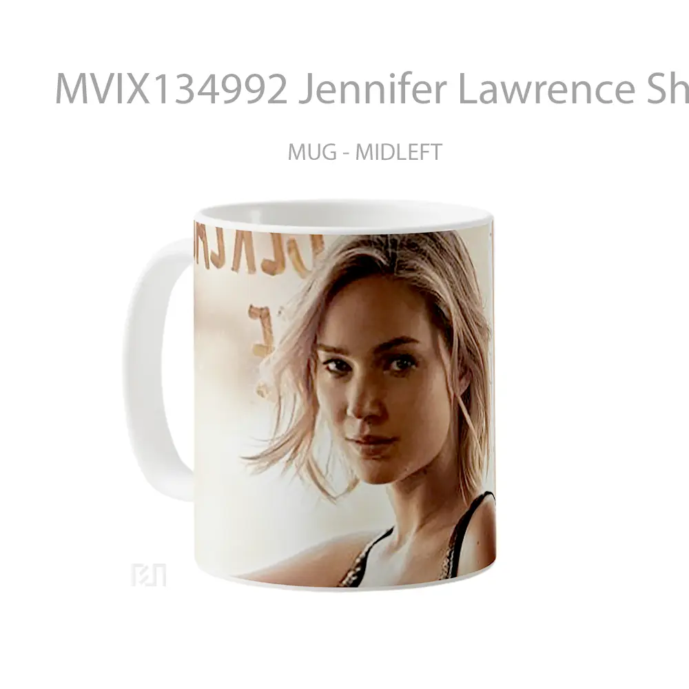 Mug Jennifer Lawrence Short Hair Gelas Keramik Unik - All-side / Desain