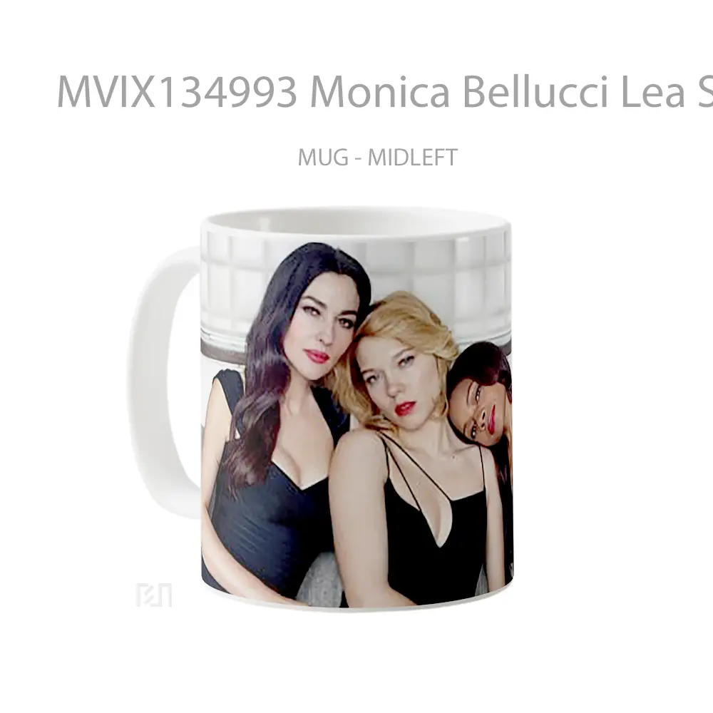 Mug Monica Bellucci Lea Seydoux And Naomie Harries Gelas Keramik Unik - All-side / Desain