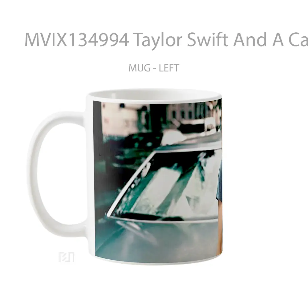 Mug Taylor Swift And A Car Cangkir Mobil - All-side / Desain