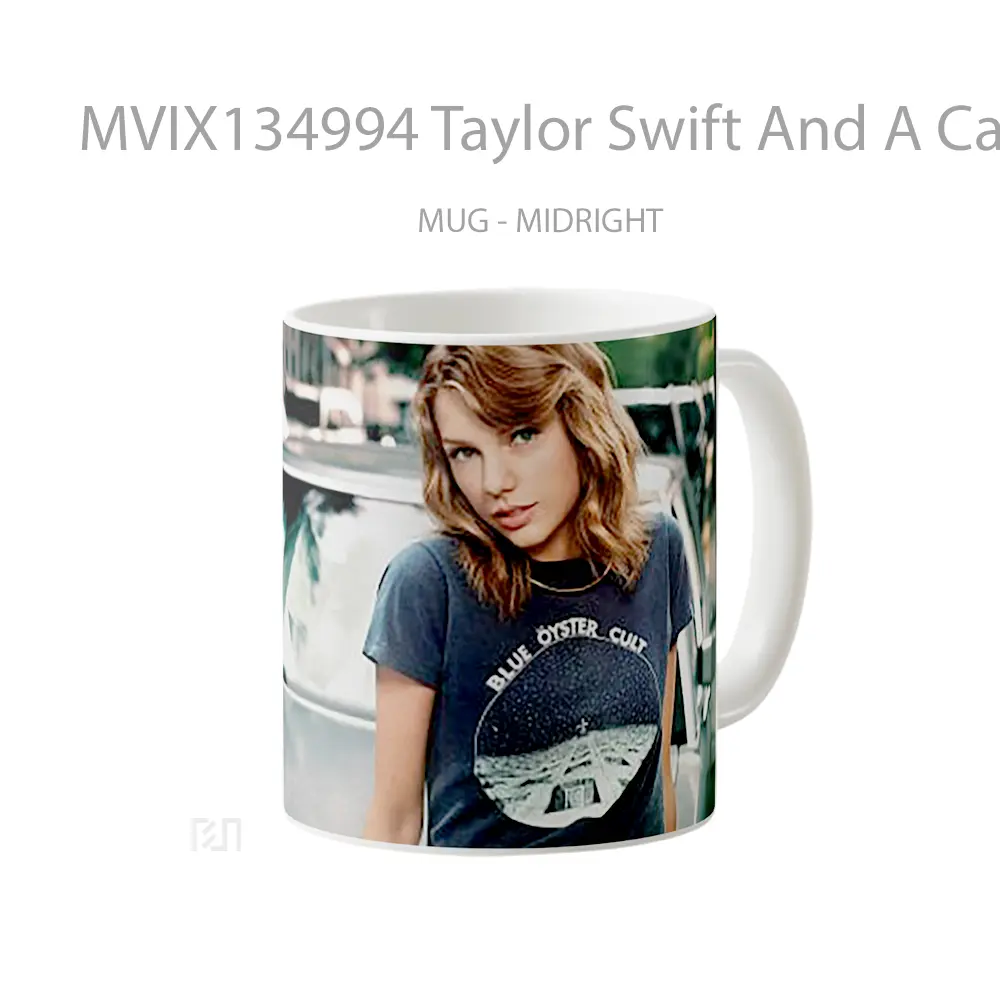 Mug Taylor Swift And A Car Cangkir Mobil - All-side / Desain