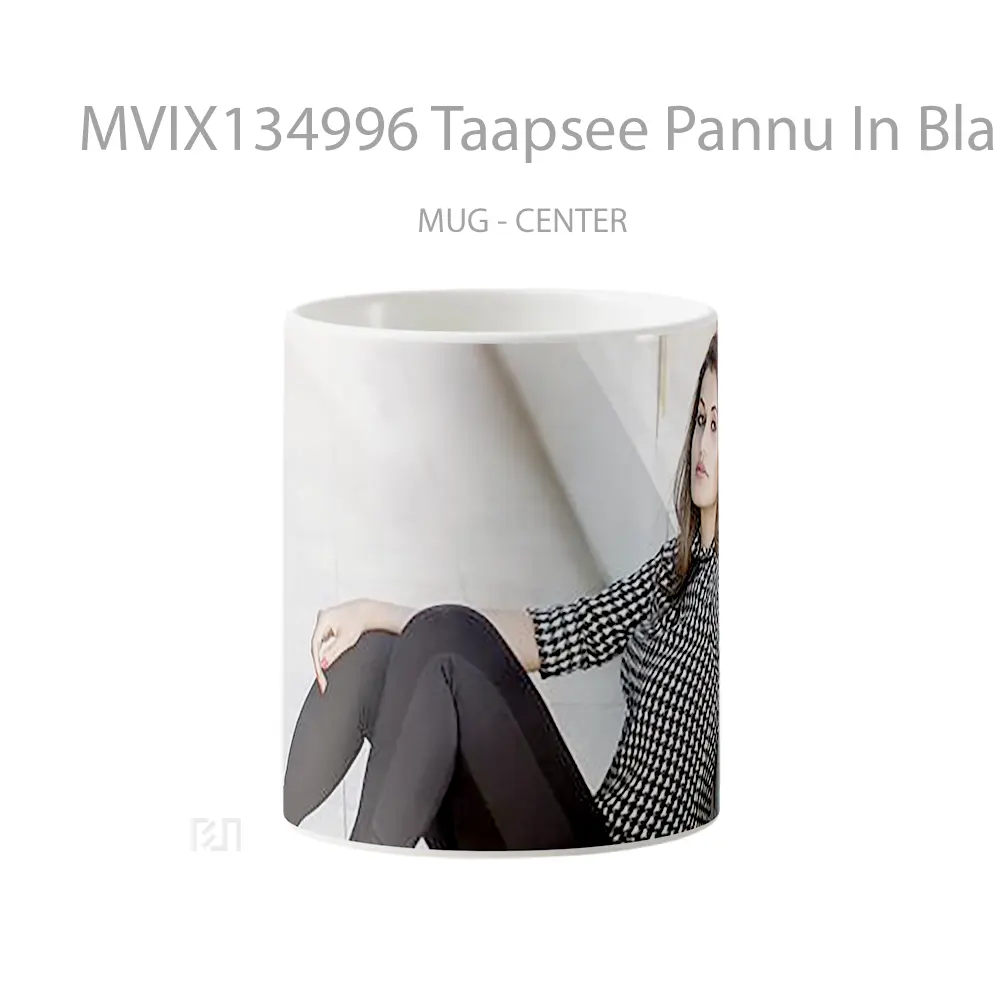 Mug Taapsee Pannu In Black Gelas Keramik Unik