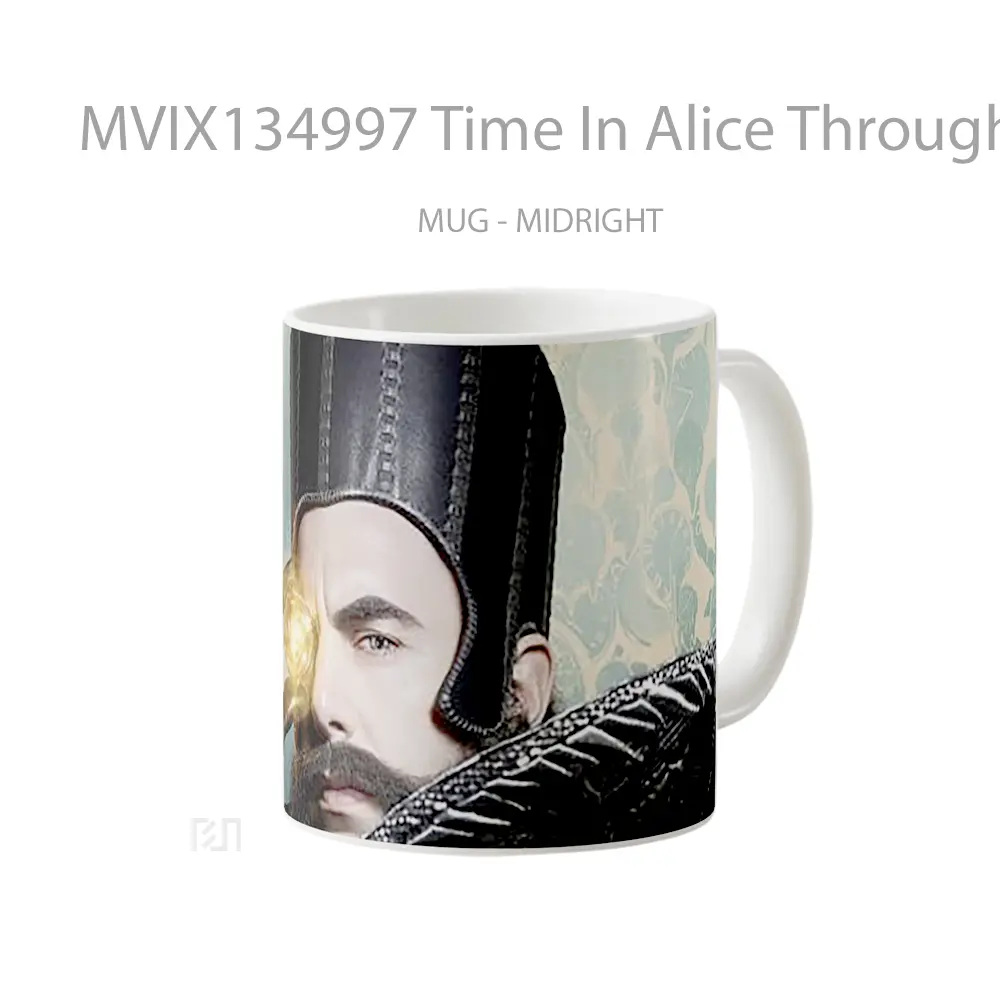 Mug Time In Alice Through The Mirror Gelas Keramik Unik - All-side / Desain