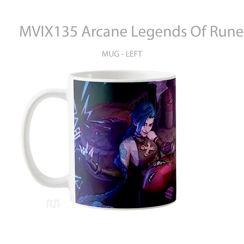 Mug Arcane Legends Of Runeterra Cangkir Gamer - All-side / Desain