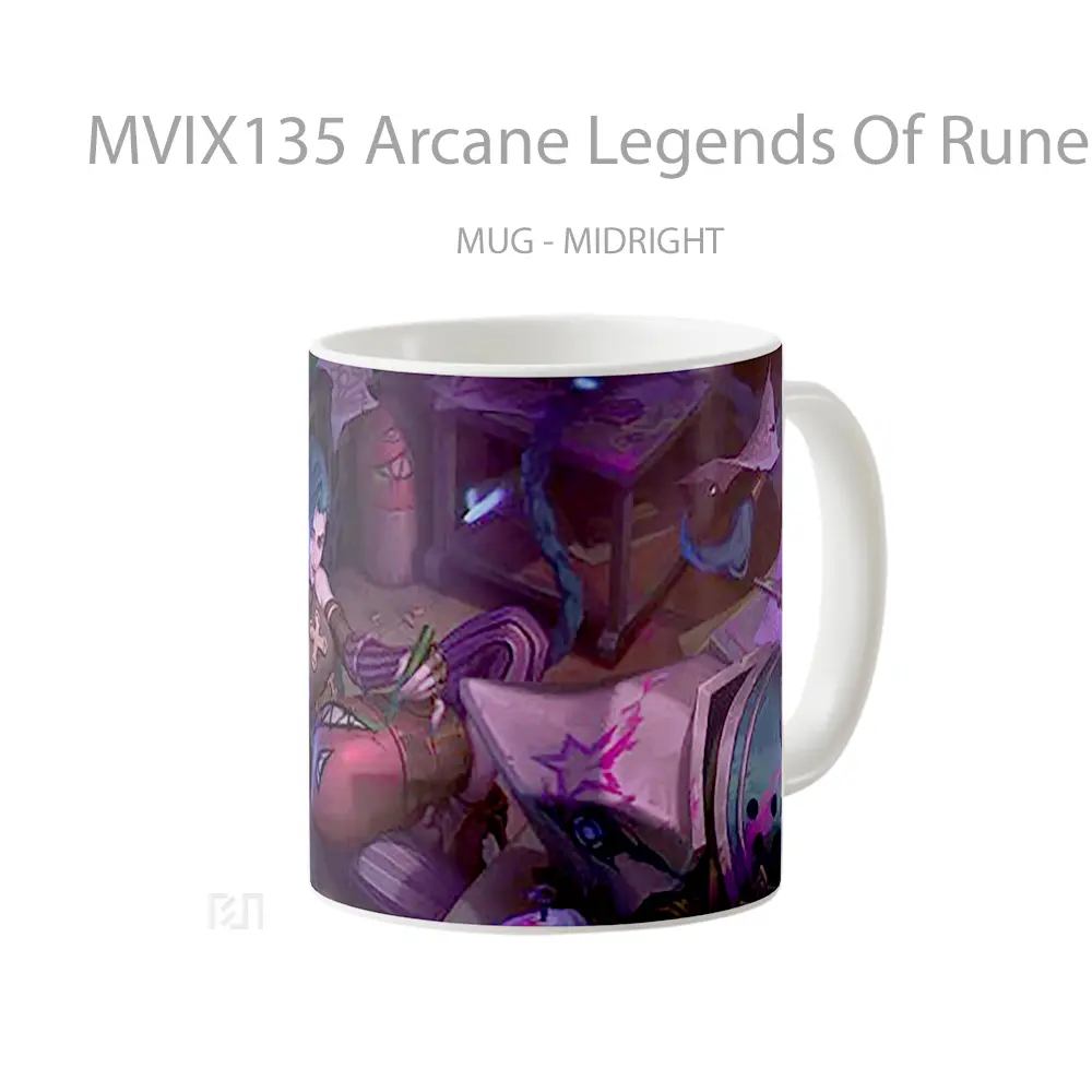 Mug Arcane Legends Of Runeterra Cangkir Gamer - All-side / Desain