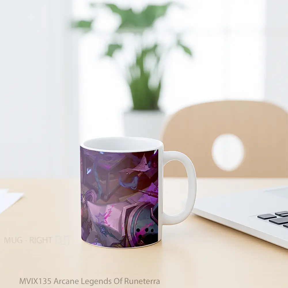 Mug Arcane Legends Of Runeterra Cangkir Gamer - All-side / Desain
