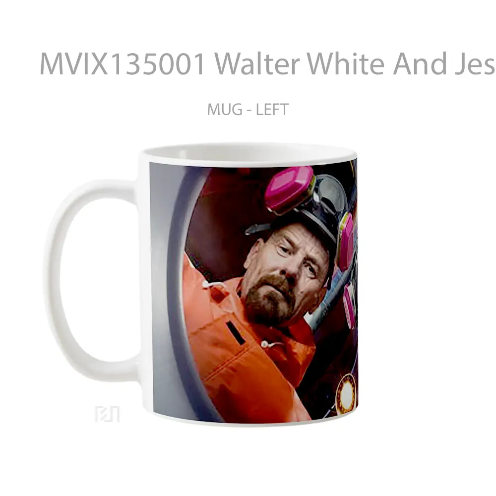 Mug Walter White And Jesse Pinkman Of Breaking Bad Gelas Keramik Unik - All-side / Desain