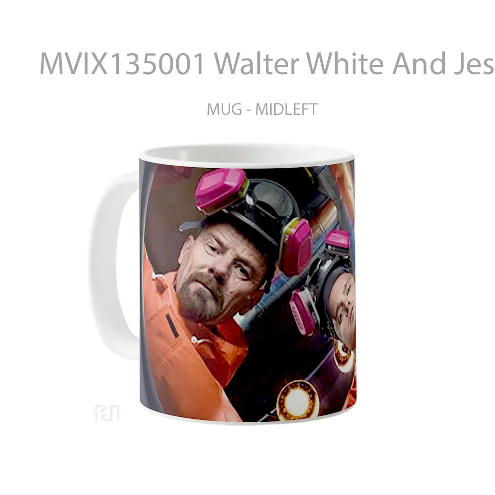 Mug Walter White And Jesse Pinkman Of Breaking Bad Gelas Keramik Unik - All-side / Desain