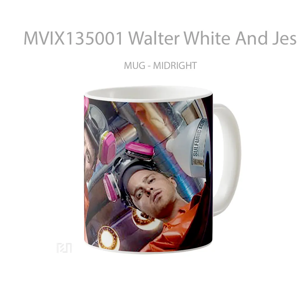 Mug Walter White And Jesse Pinkman Of Breaking Bad Gelas Keramik Unik - All-side / Desain