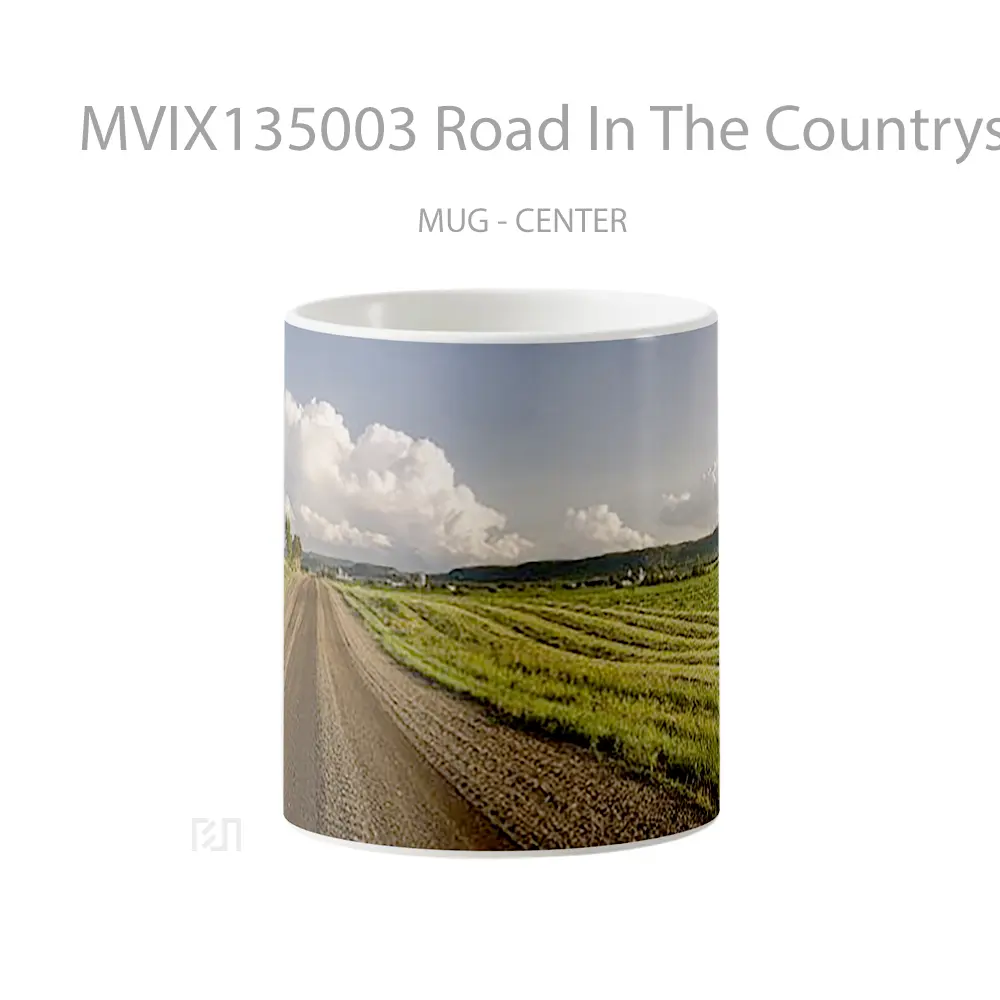 Mug Road In The Countryside V1 Gelas Keramik Unik