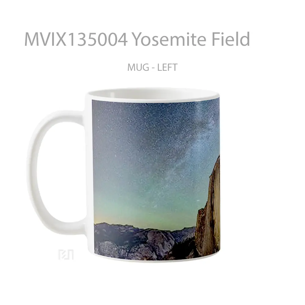 Mug Yosemite Field Gelas Pemandangan Alam - All-side / Desain