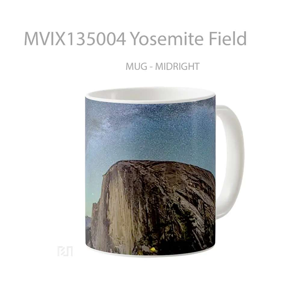 Mug Yosemite Field Gelas Pemandangan Alam - All-side / Desain
