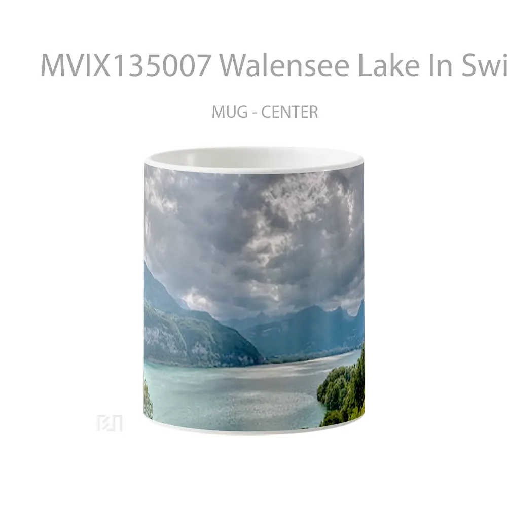 Mug Walensee Lake In Switzerland Gelas Pemandangan Alam