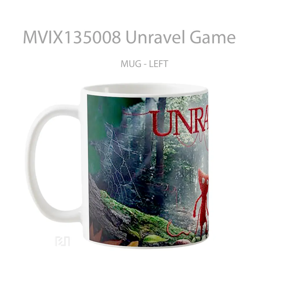 Mug Unravel Game Cangkir Gamer - All-side / Desain
