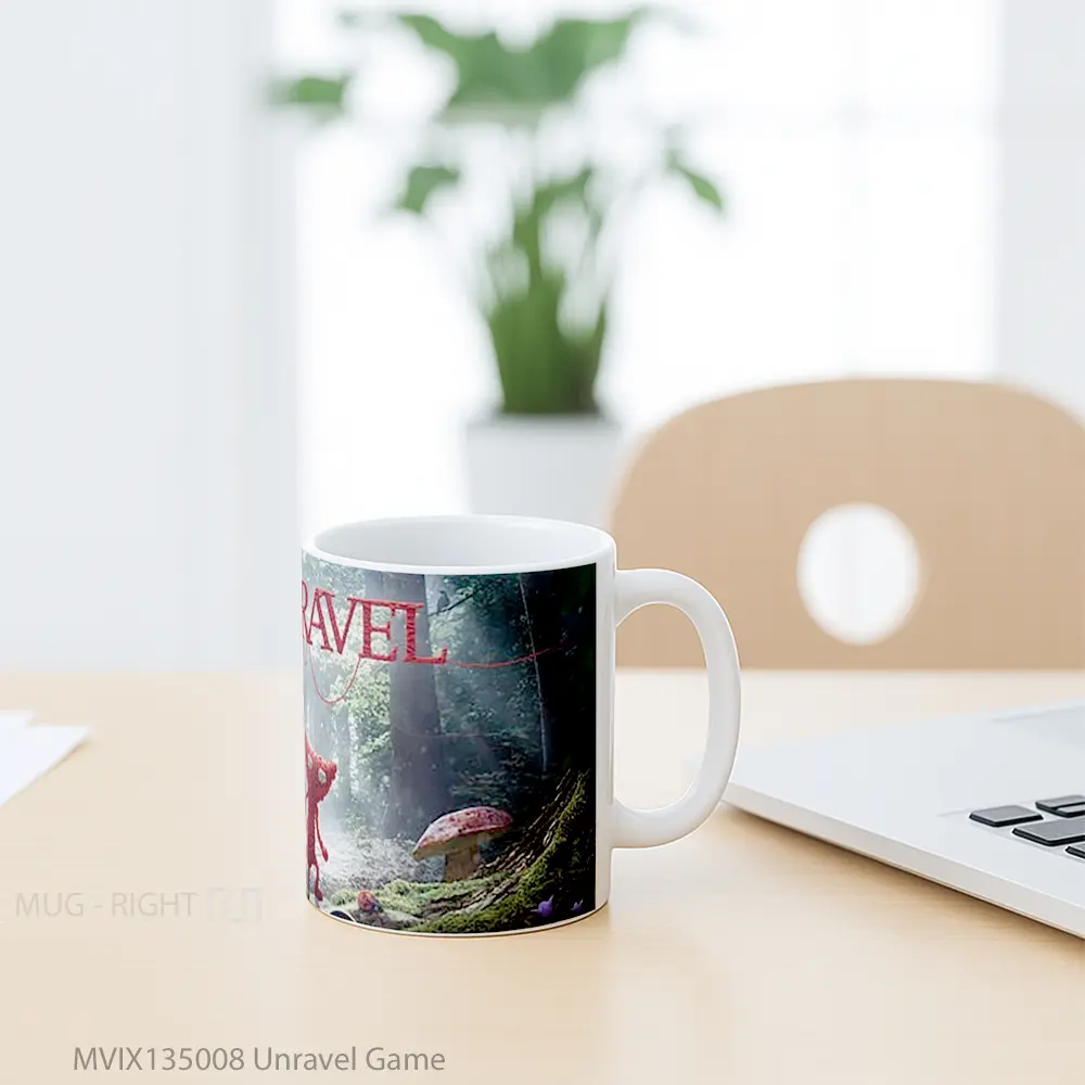 Mug Unravel Game Cangkir Gamer - All-side / Desain