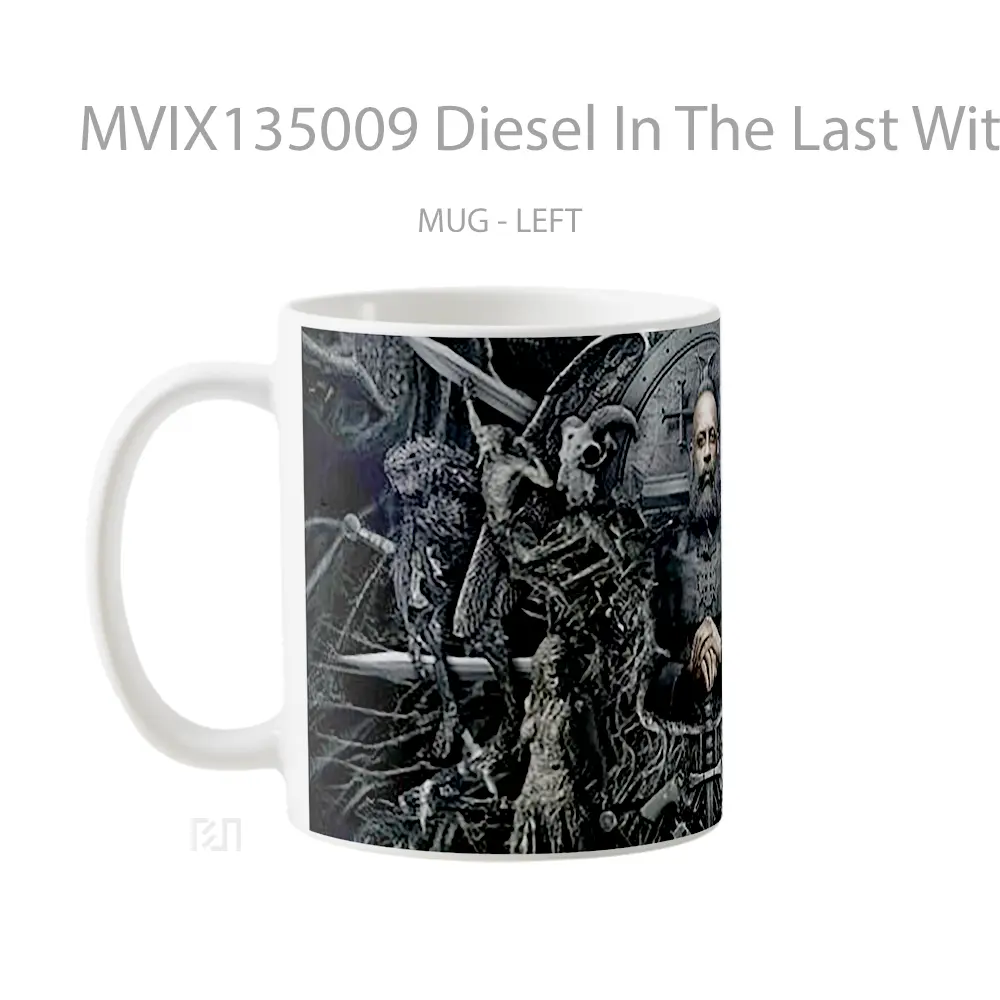 Mug Diesel In The Last Witch Hunter Gelas Fantasi - All-side / Desain