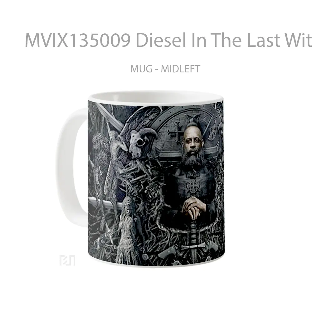 Mug Diesel In The Last Witch Hunter Gelas Fantasi - All-side / Desain