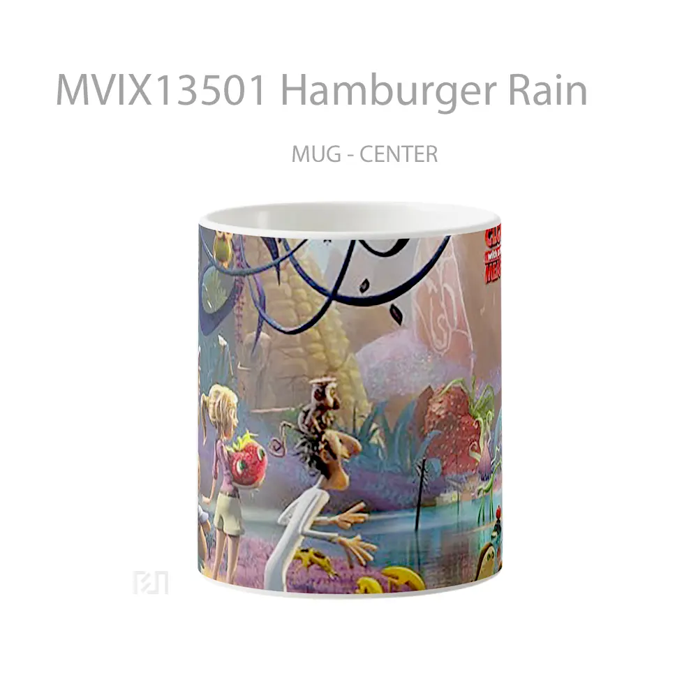Mug Hamburger Rain Gelas Pemandangan Alam