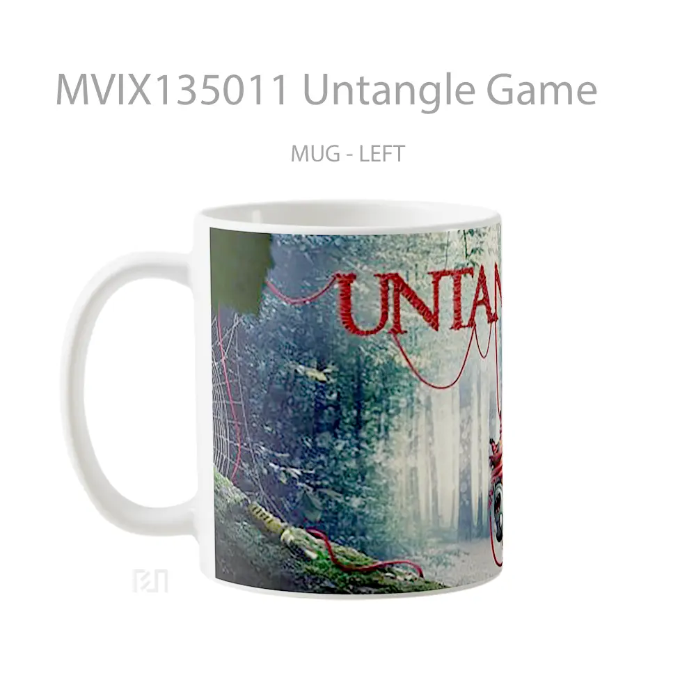 Mug Untangle Game Cangkir Gamer - All-side / Desain