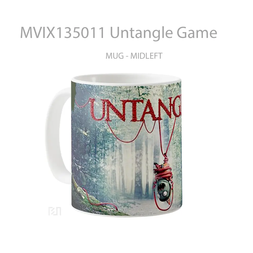 Mug Untangle Game Cangkir Gamer - All-side / Desain