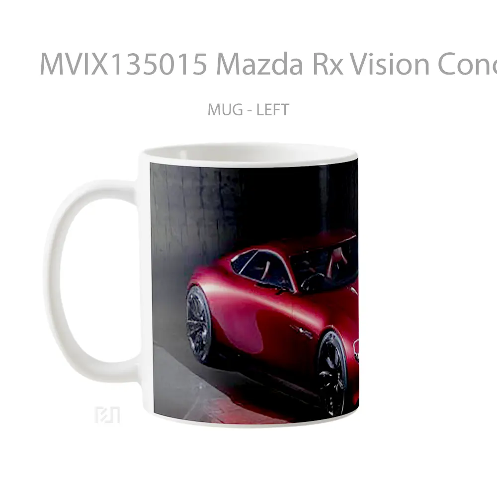 Mug Mazda Rx Vision Concept Gelas Superhero - All-side / Desain